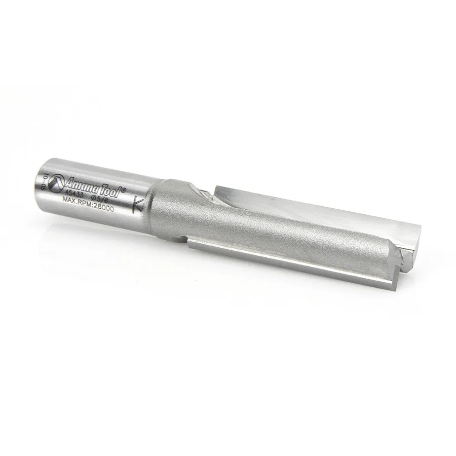 Straight Plunge Router Bit | 2 Flute | 5⁄8 Dia x 2" x 1⁄2 Shank | 45433 | 738685854334