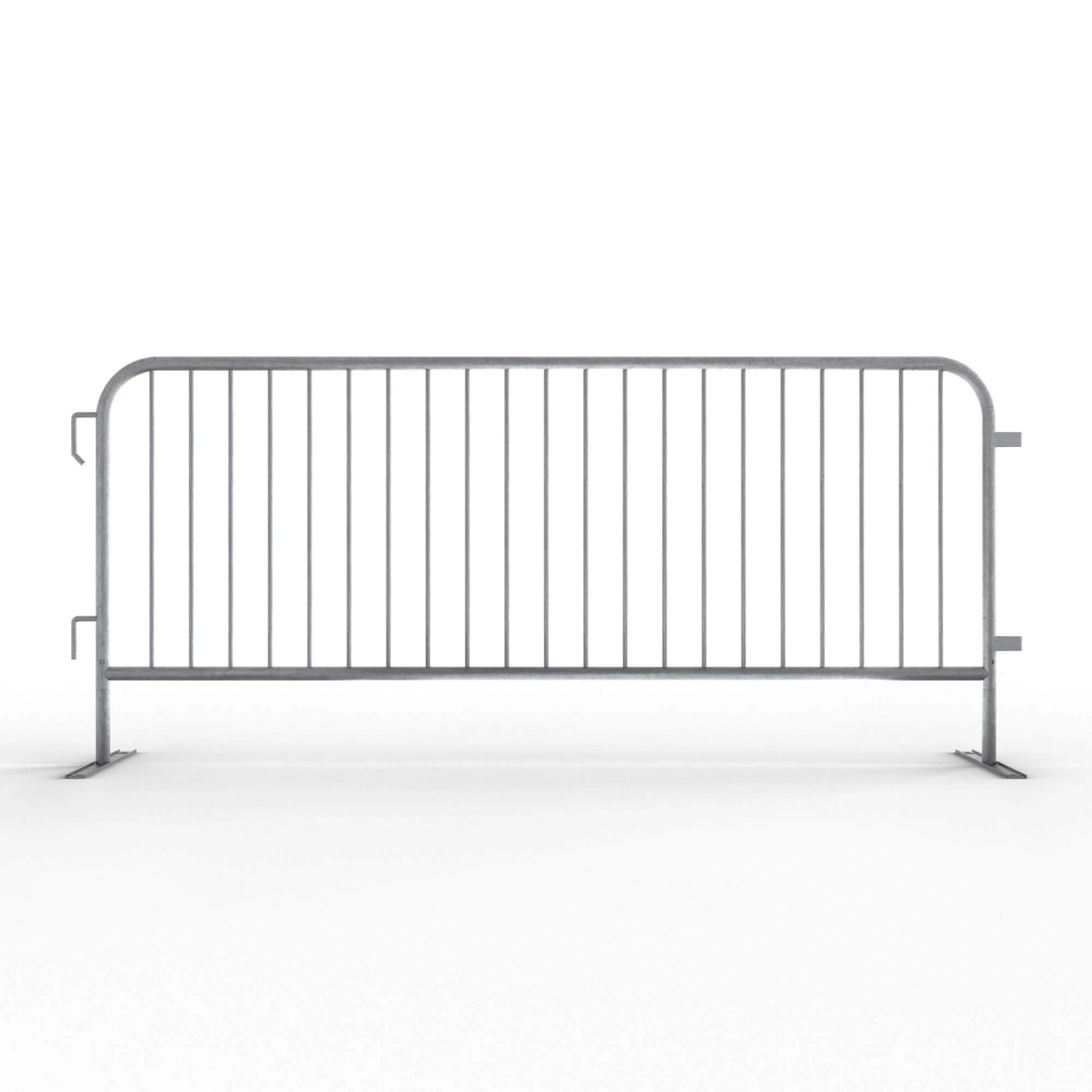 *SUPER BUY* Pack of (20) Heavy Duty Interlocking Steel Barricades, 8.5 Ft.