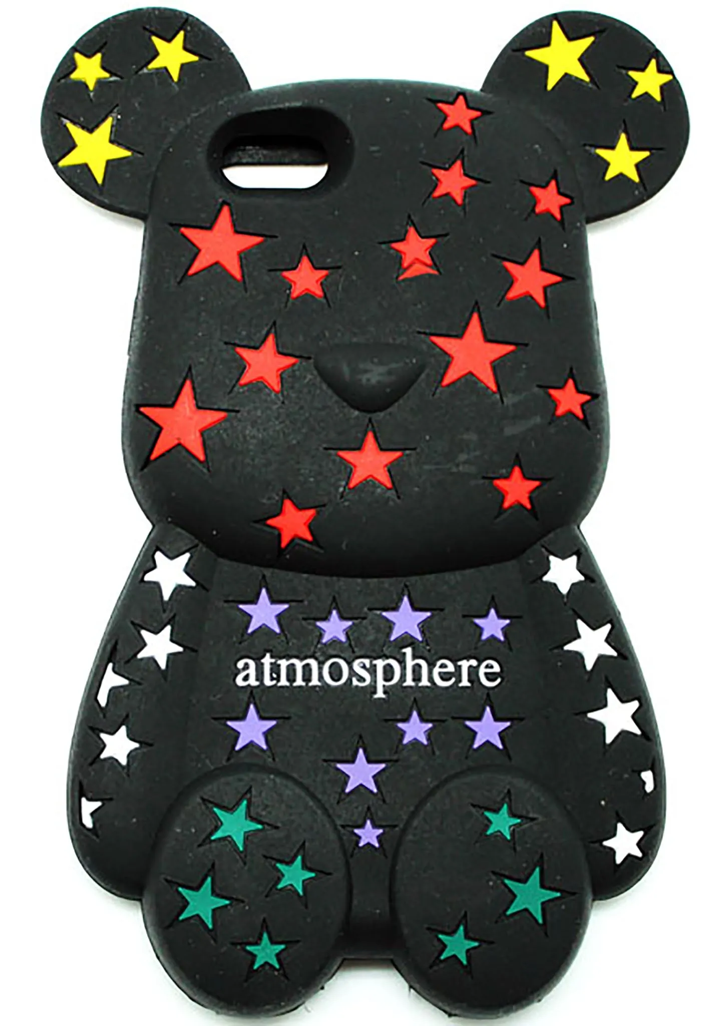 Super Star Bear Silicone Case for iPhone 6 in Black