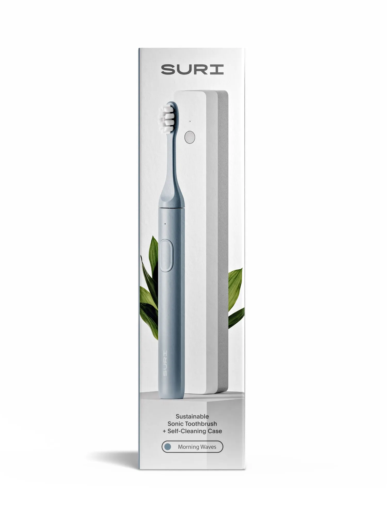 SURI Electric Toothbrush Morning Waves and UV Travel Case each