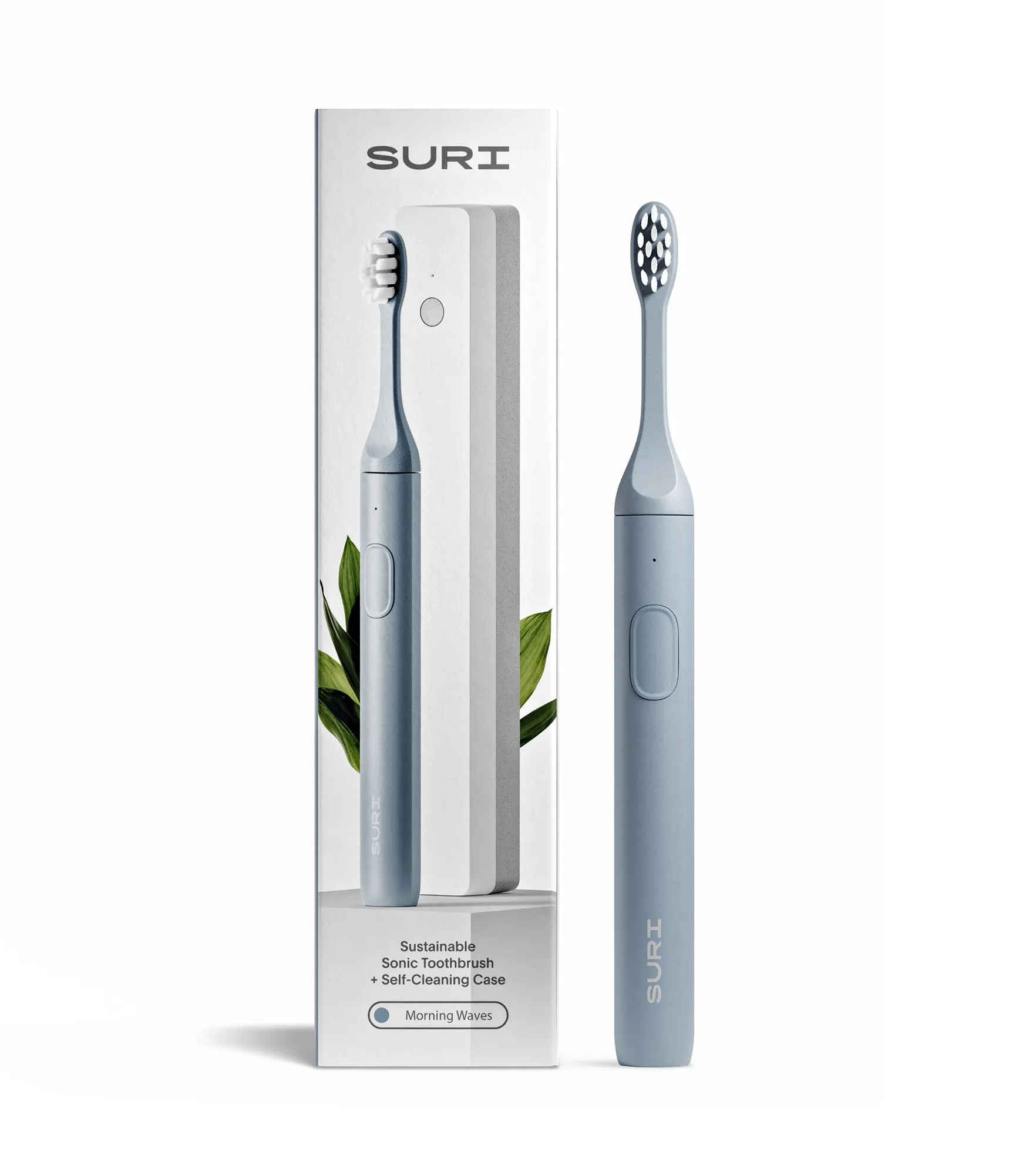 SURI Electric Toothbrush Morning Waves and UV Travel Case each