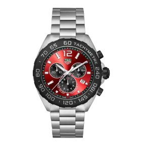 Tag Heuer Watch Formula 1 Chronograph Red Quartz CAZ101AN.BA0842