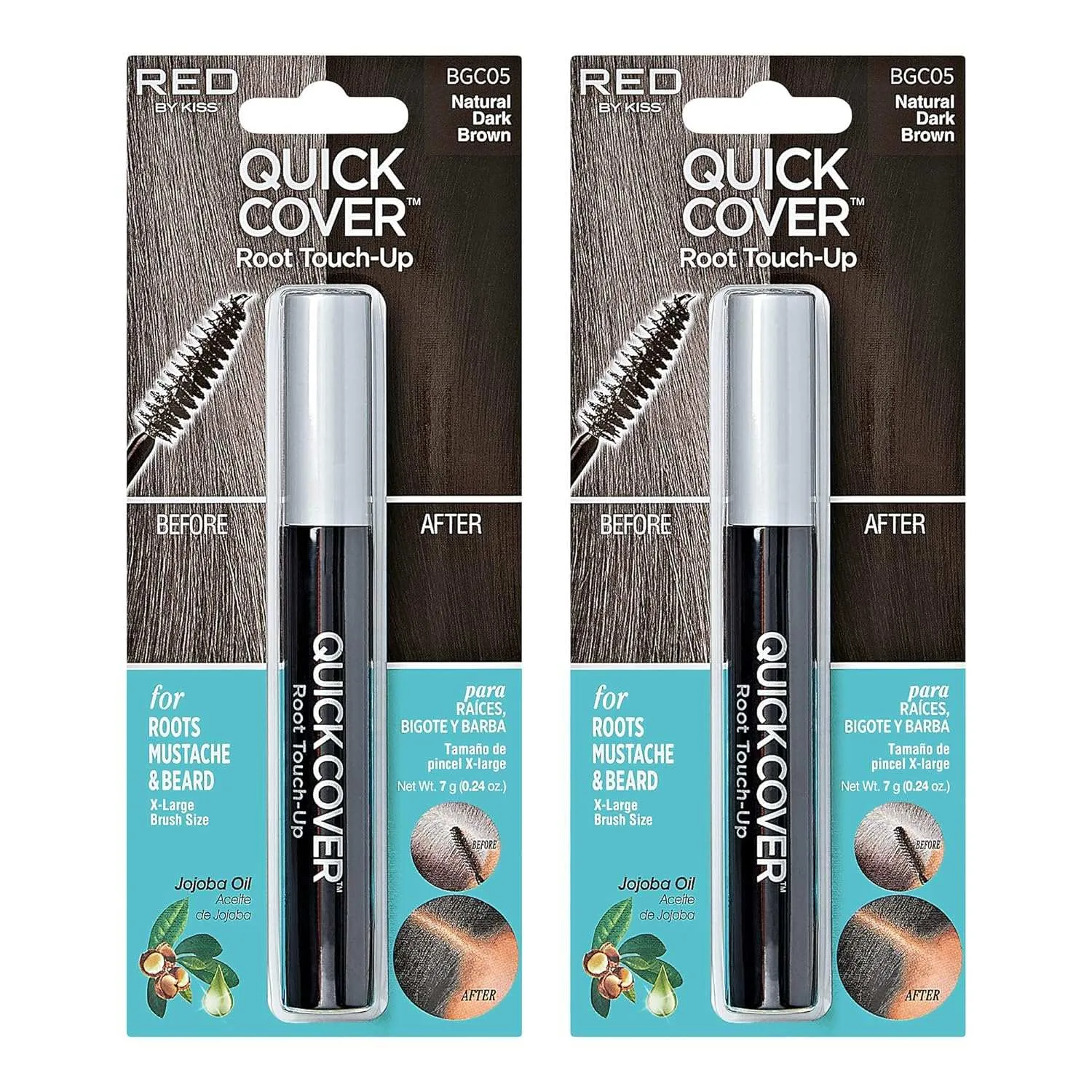 Temporary Gray Concealer Cover up Brush for Hair