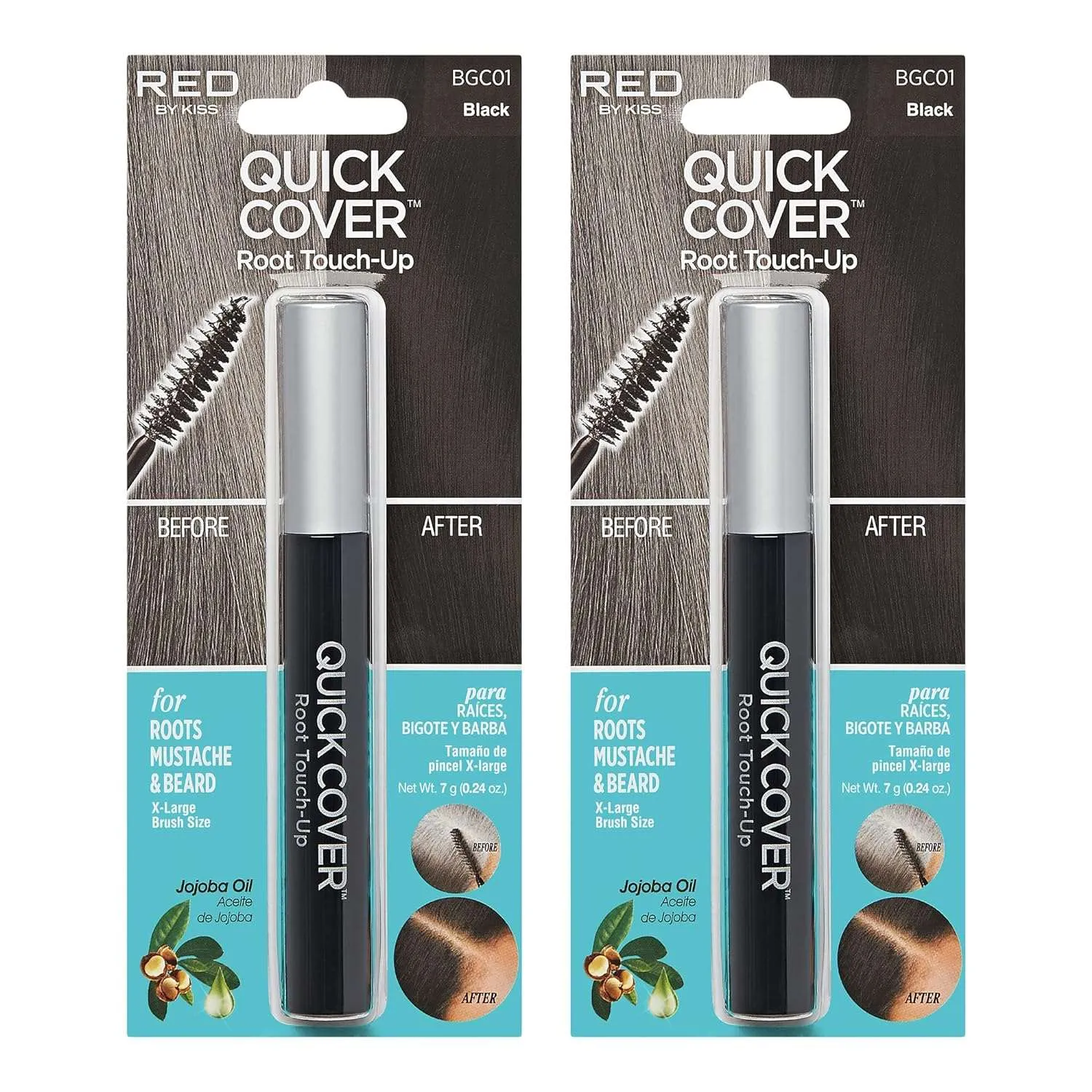 Temporary Gray Concealer Cover up Brush for Hair