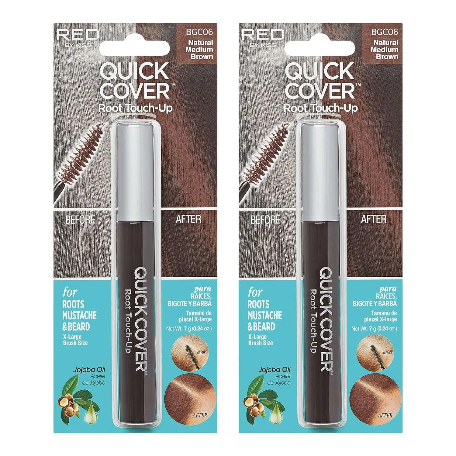 Temporary Gray Concealer Cover up Brush for Hair