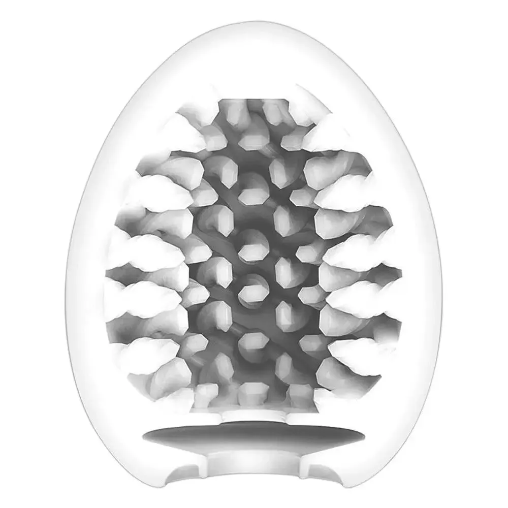 Tenga Brush Silicone Clear Egg Masturbator