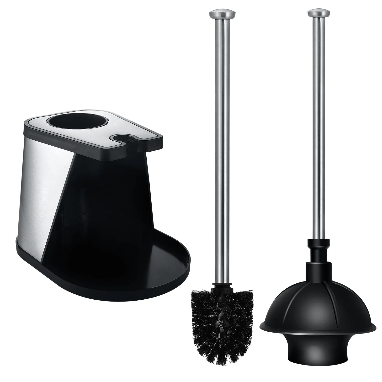 Toilet Brush and Plunger Set