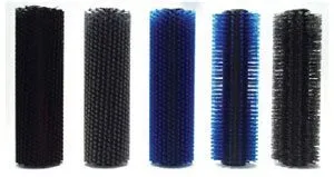 Tornado® 12" Black Soft Bristle Cylindrical Floor Scrubbing Brush (#33856) - 2 Required