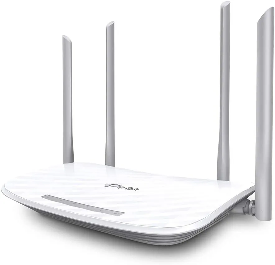 TP-LINK Archer A5 Wi-Fi Router, AC1200 (867 300) Wireless Dual Band 10/100 Cable Router, 4-Port RJ45, Access Point Mode