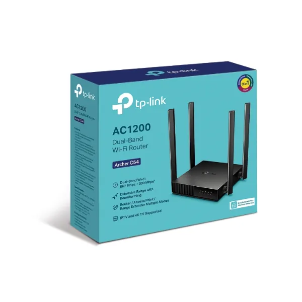 TP-Link C54 AC1200 Dual-Band Wi-Fi Router