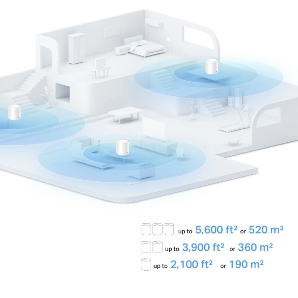 TP-Link Deco X10 (2件裝) AX1500 雙頻 WiFi 6 Mesh 路由器