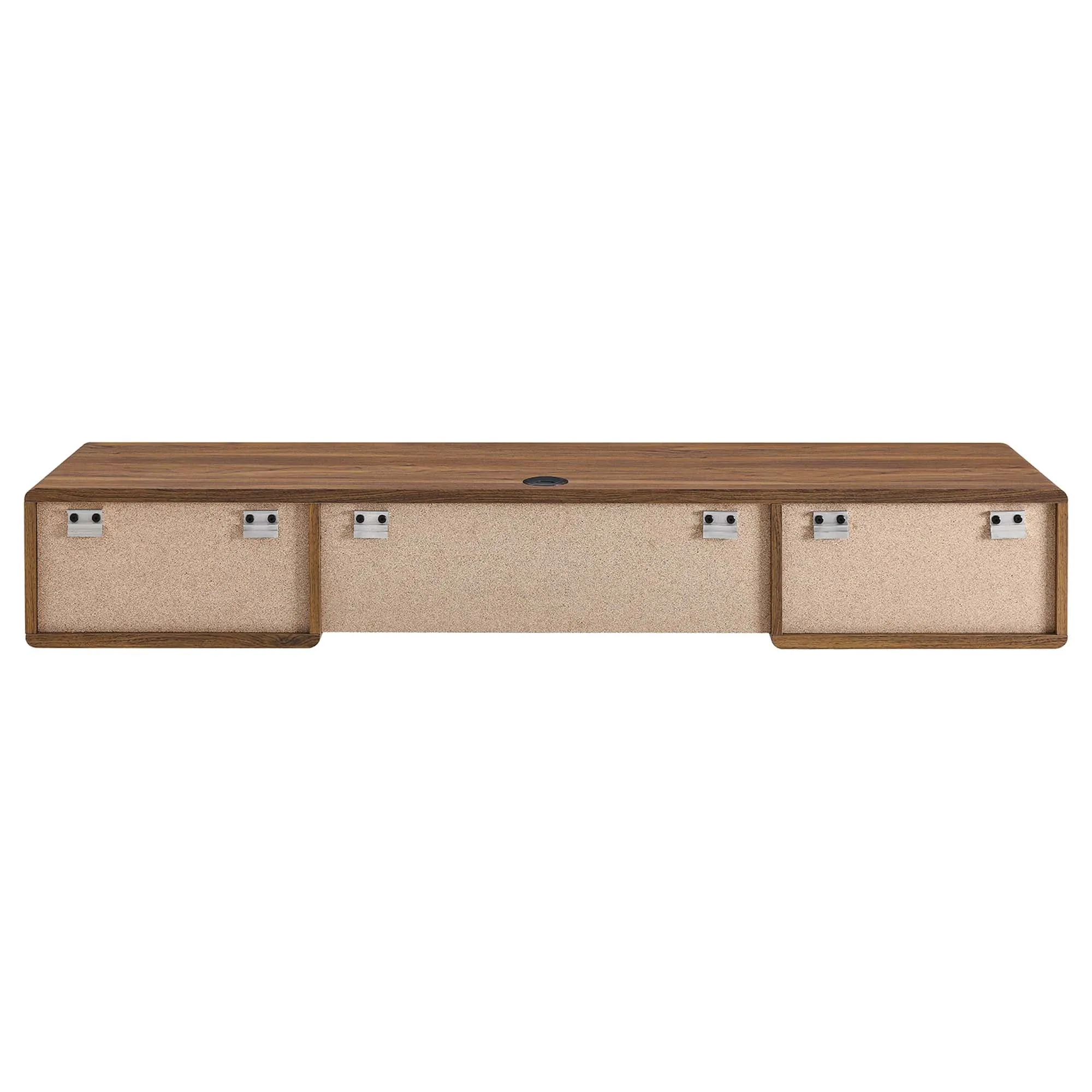 Transmit 60" Wall Mount Wood Office Desk by Modway