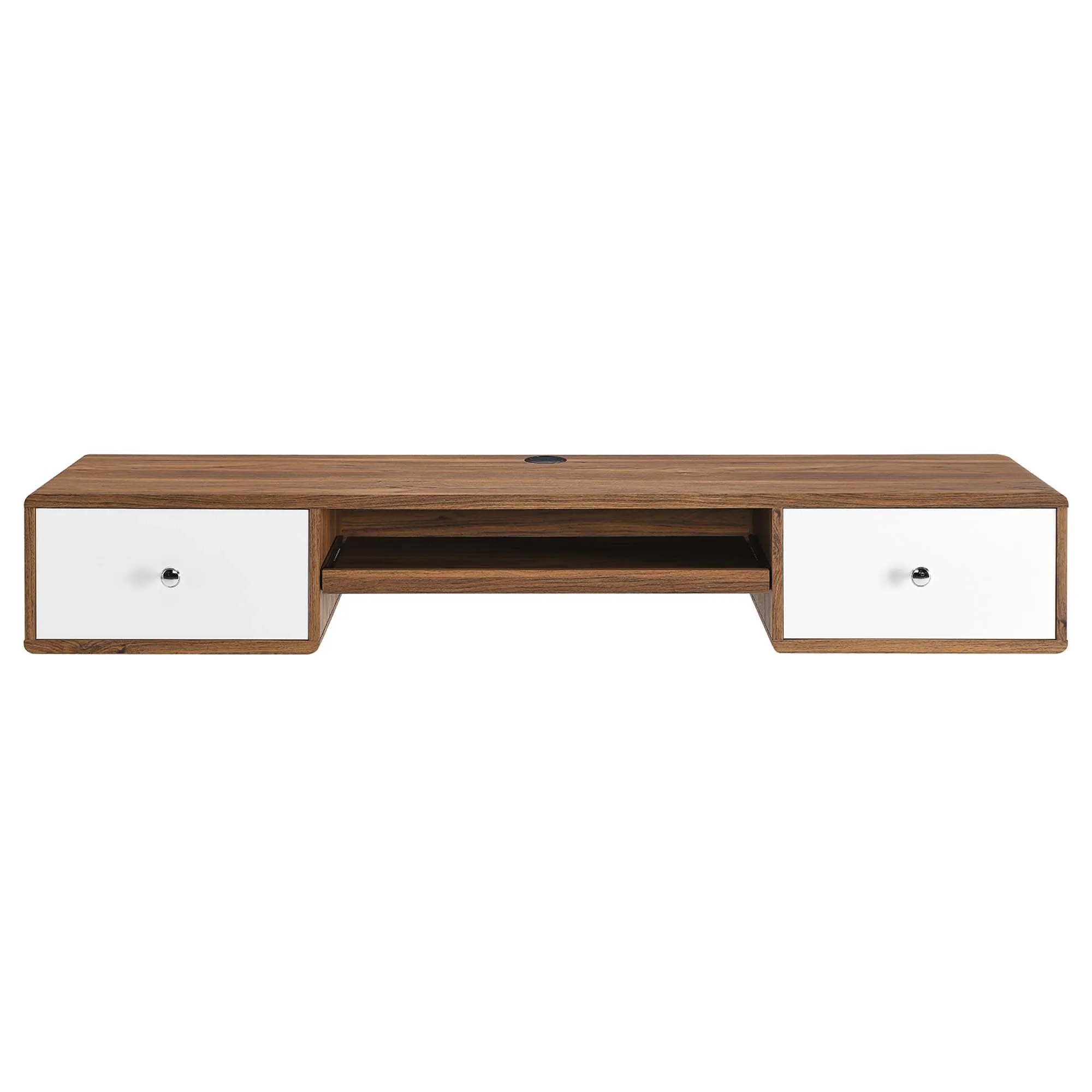 Transmit 60" Wall Mount Wood Office Desk by Modway