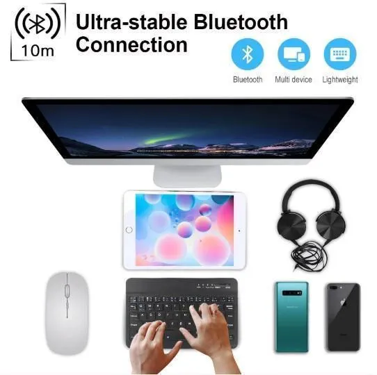 Ultra-Portable Bluetooth Smartphone Keyboard