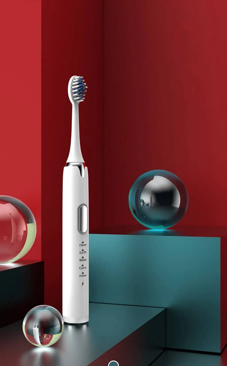 Ultrasonic Sonic Electric Toothbrush USB Rechargeable Tooth Brush