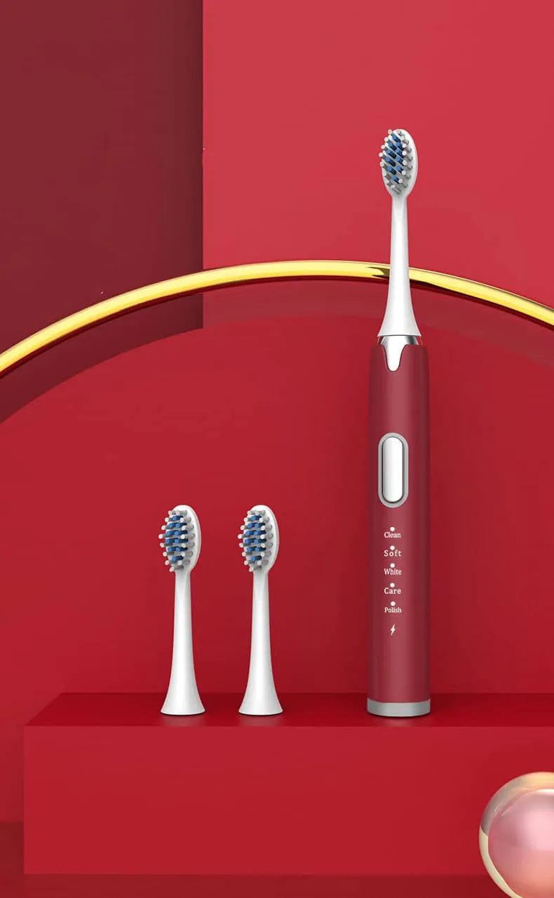 Ultrasonic Sonic Electric Toothbrush USB Rechargeable Tooth Brush