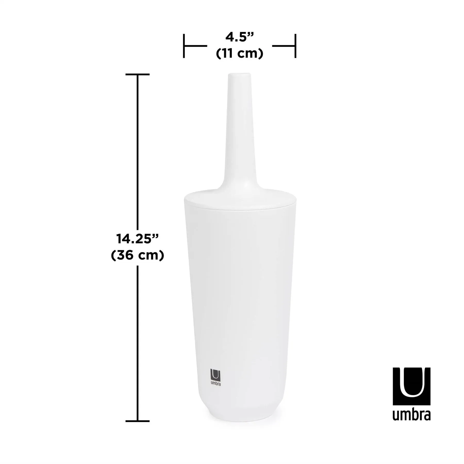 Umbra Corsa Consealed Toilet Brush & Holder