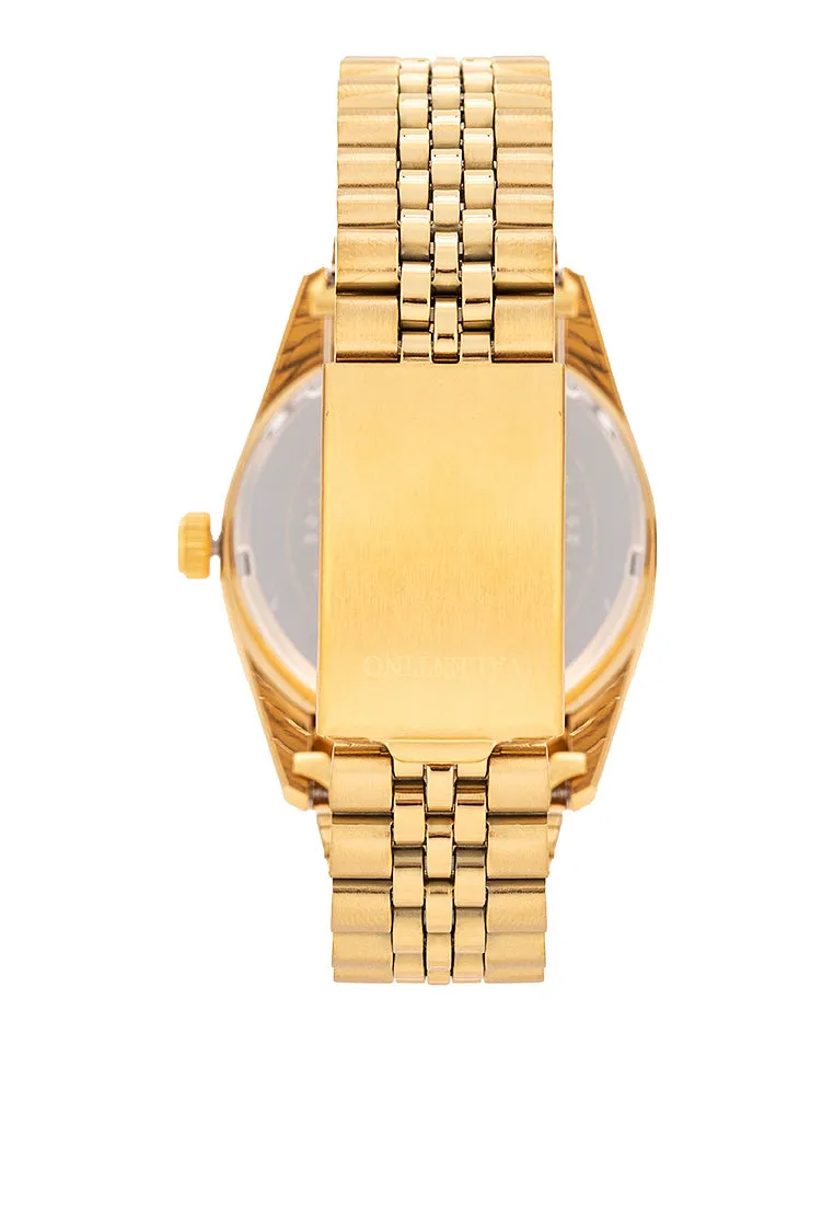 Valentino 20122402-GOLD - GOLD DIAL Stainless Steel Strap Analog Watch for Men