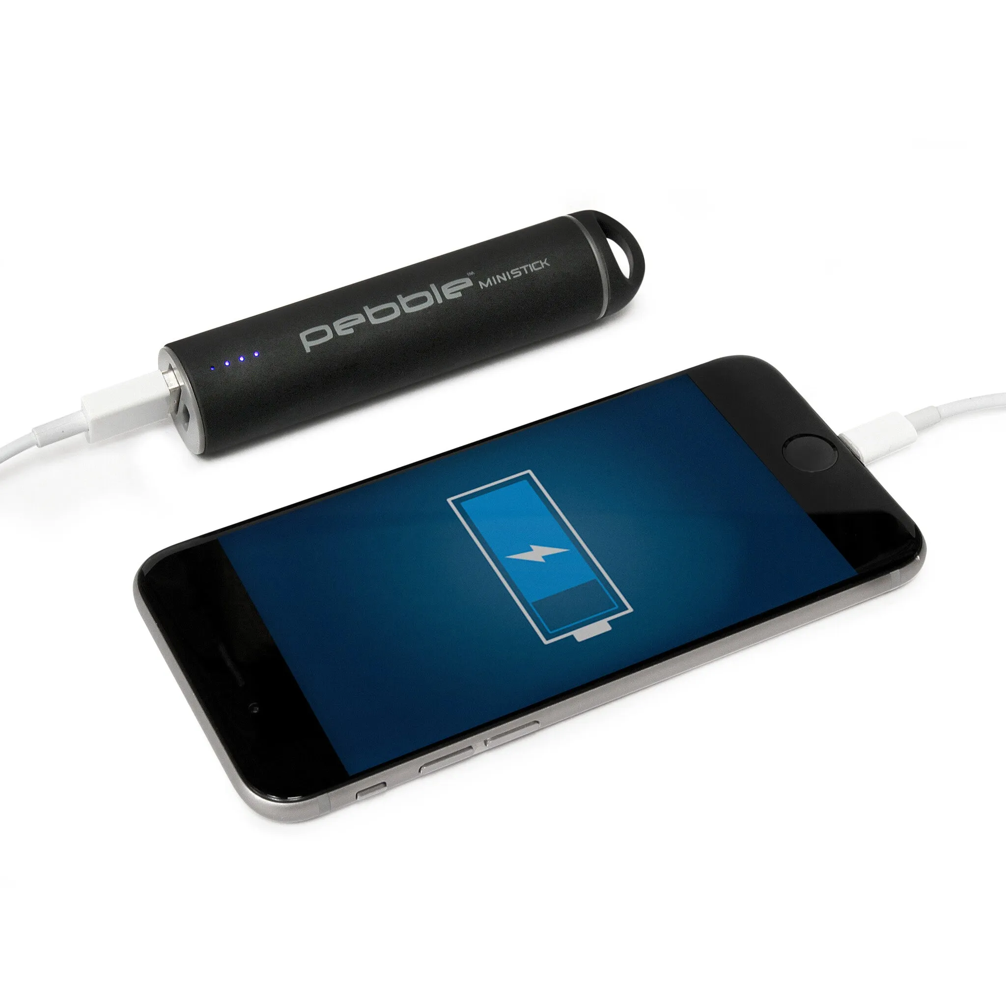 Veho Pebble Ministick 2,200mAh Emergency Portable Rechargeable Power Bank – Black (VPP-102-BL-2200)