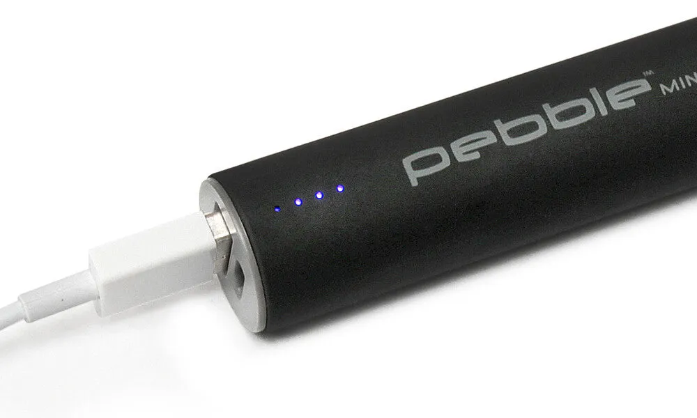 Veho Pebble Ministick 2,200mAh Emergency Portable Rechargeable Power Bank – Black (VPP-102-BL-2200)