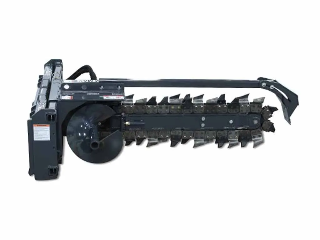 VIRNIG TRN trencher for skid steer loader