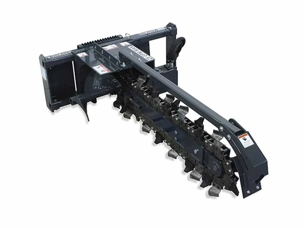 VIRNIG TRN trencher for skid steer loader