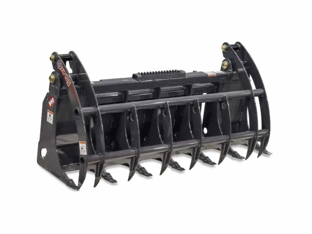 Virnig V40 Root Rake Grapple for skid steer