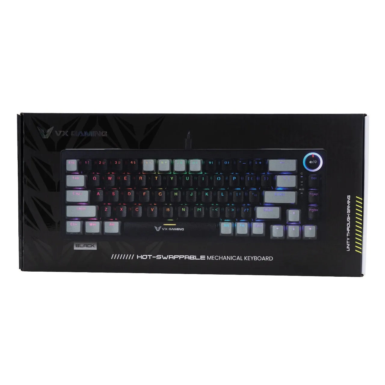 Volkano VX Gaming Sun-Wukon RGB Hot Swappable Mechanical Keyboard