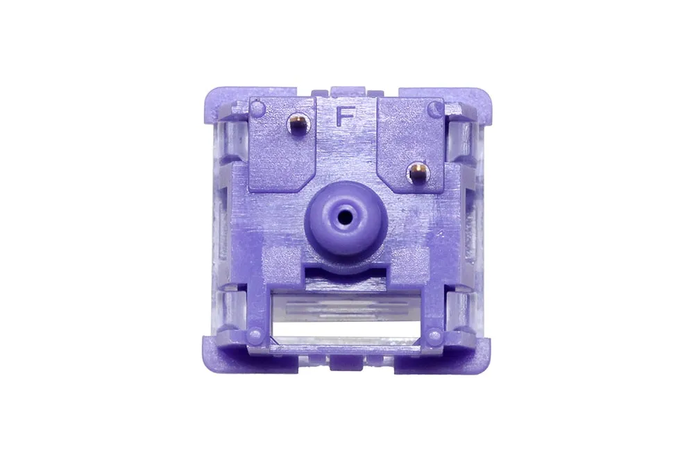 [Wholesale] CIY Asura Switch Pre Advanced Tactile Switch 50g for Gaming Mechanical Keyboard Long Spring PC POK Nylon Lubed 50M Purple