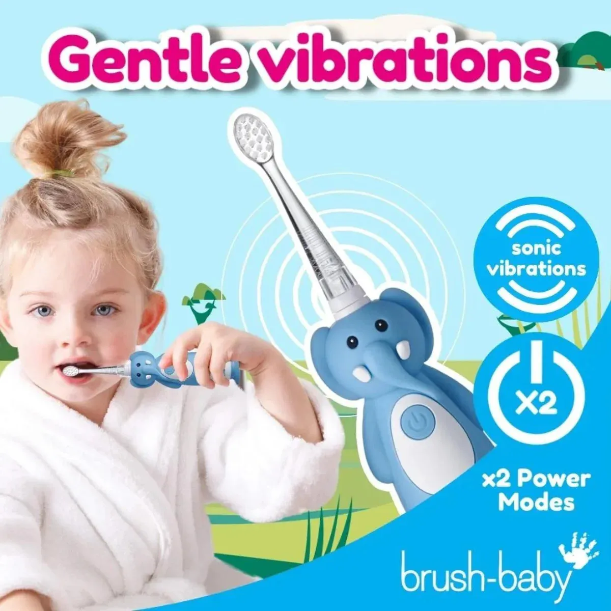 WildOnes™ Elephant Kids Electric Rechargeable Toothbrush