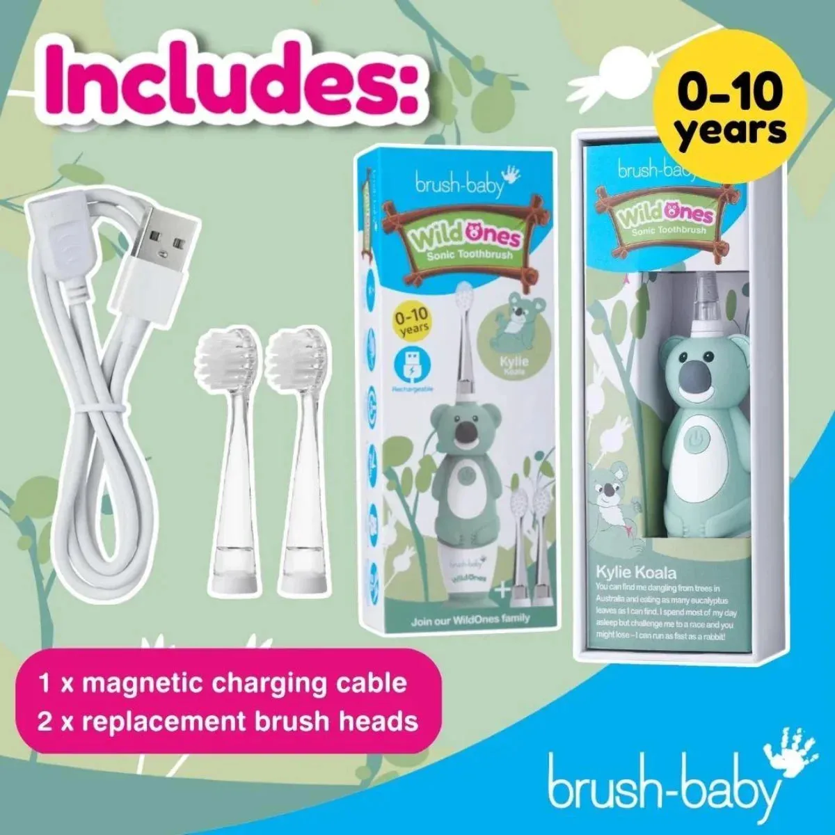 WildOnes™ Koala Kids Electric Rechargeable Toothbrush