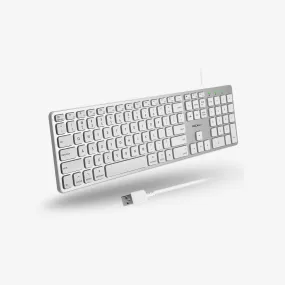 Wired Backlit Keyboard For Mac (Aluminum)