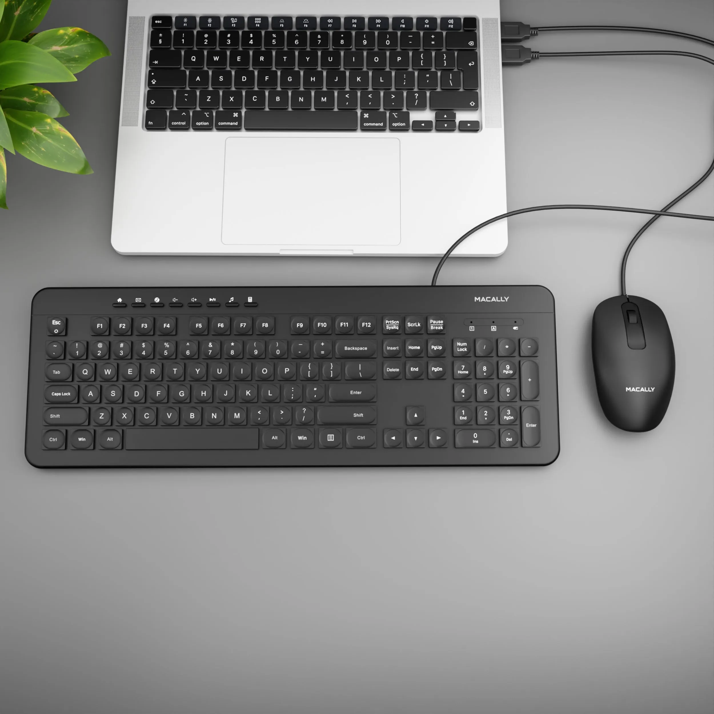 Wired Computer Keyboard for Windows PC