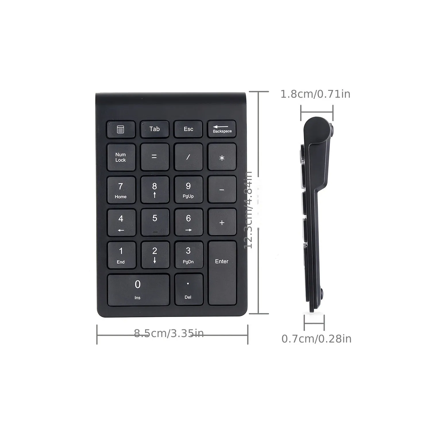 Wireless Digital Keyboard Silent BT Notebook Universal Portable External Ultra-thin Mini Version Handheld Keyboard