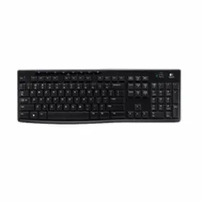 Wireless Keyboard Logitech K270 Black Spanish Qwerty