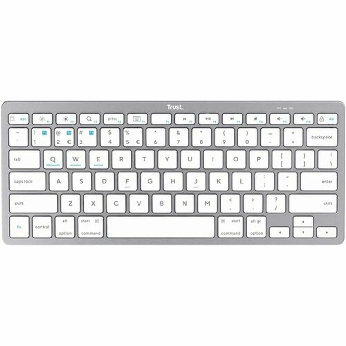 Wireless Keyboard Trust 24654 Spanish Qwerty