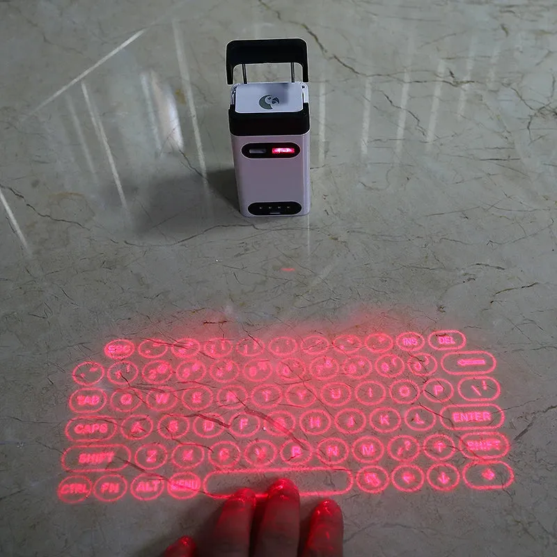 Wireless Laser Projection Keyboard & Mouse Combo