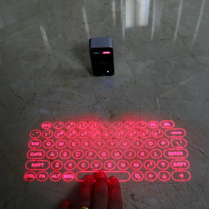 Wireless Laser Projection Keyboard & Mouse Combo