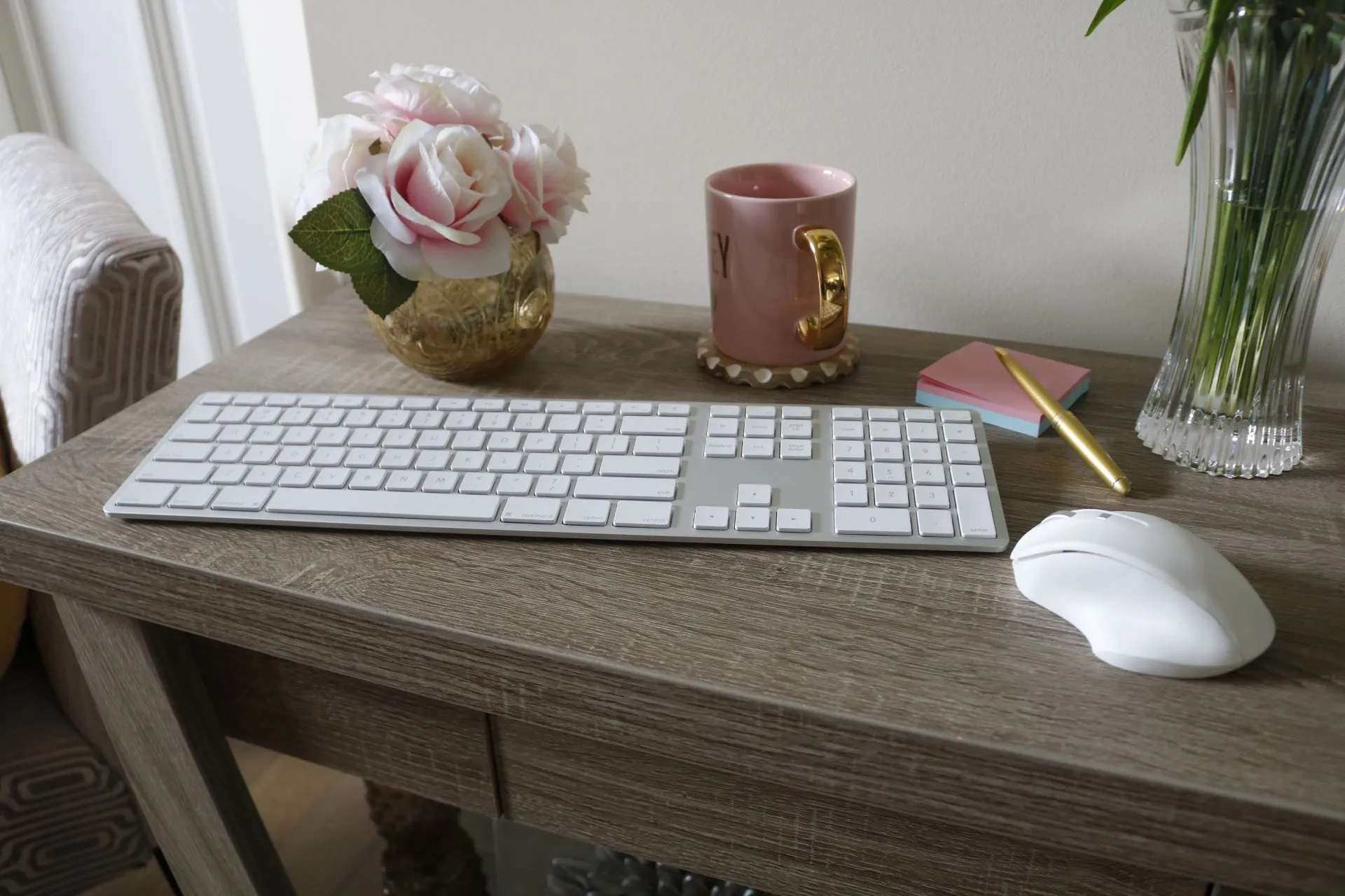 Wireless USB-C Aluminum Keyboard for Mac – Silver