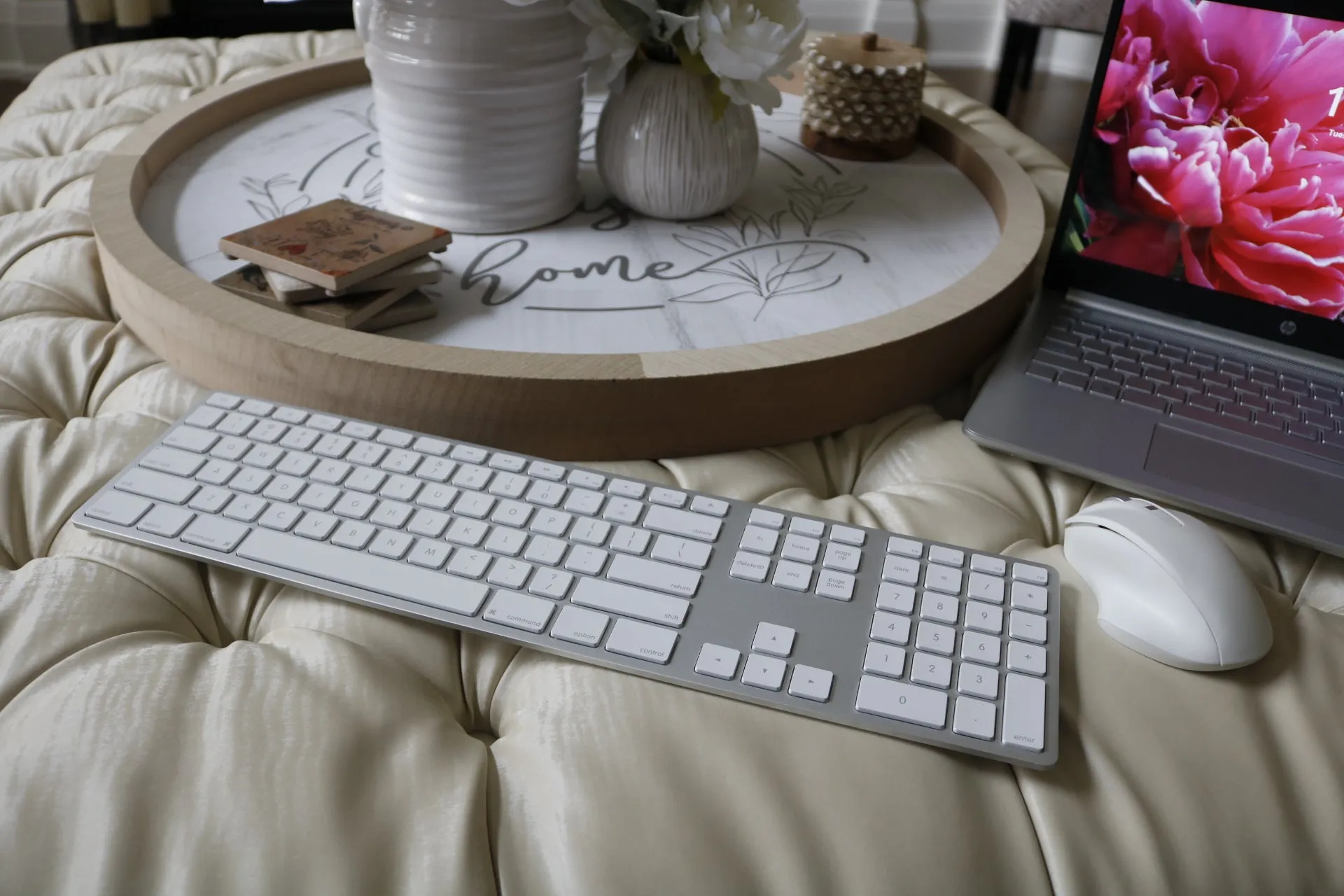 Wireless USB-C Aluminum Keyboard for Mac – Silver