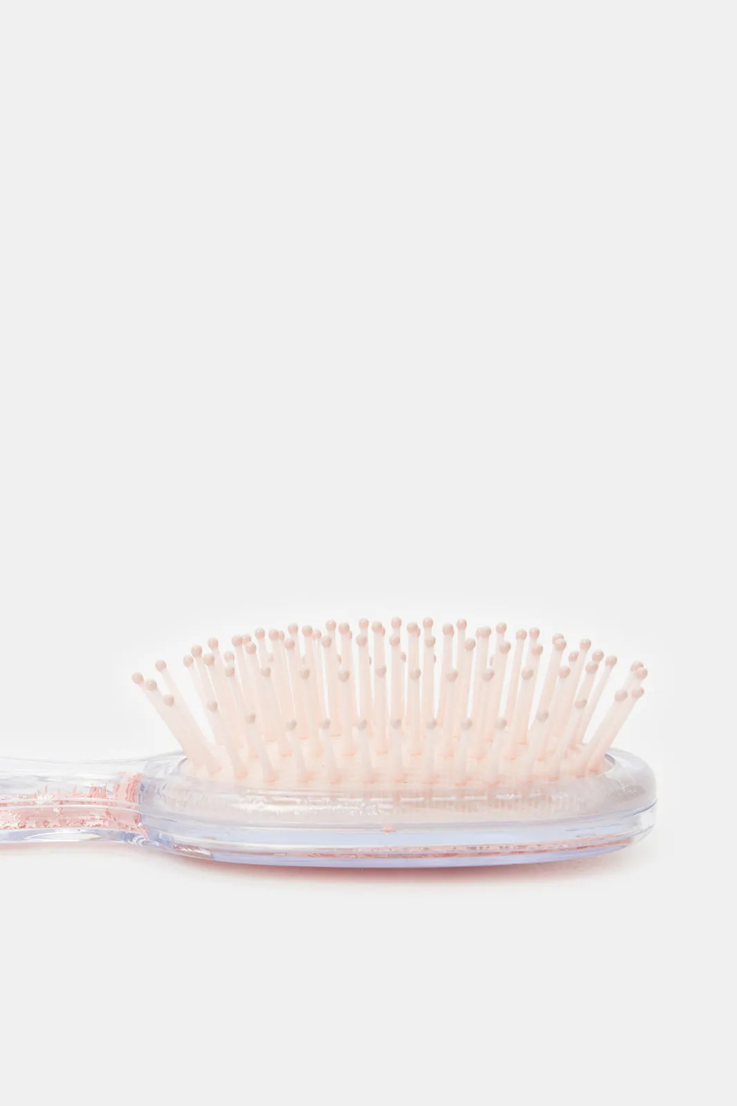 Women Pink Embellished Hair Brush