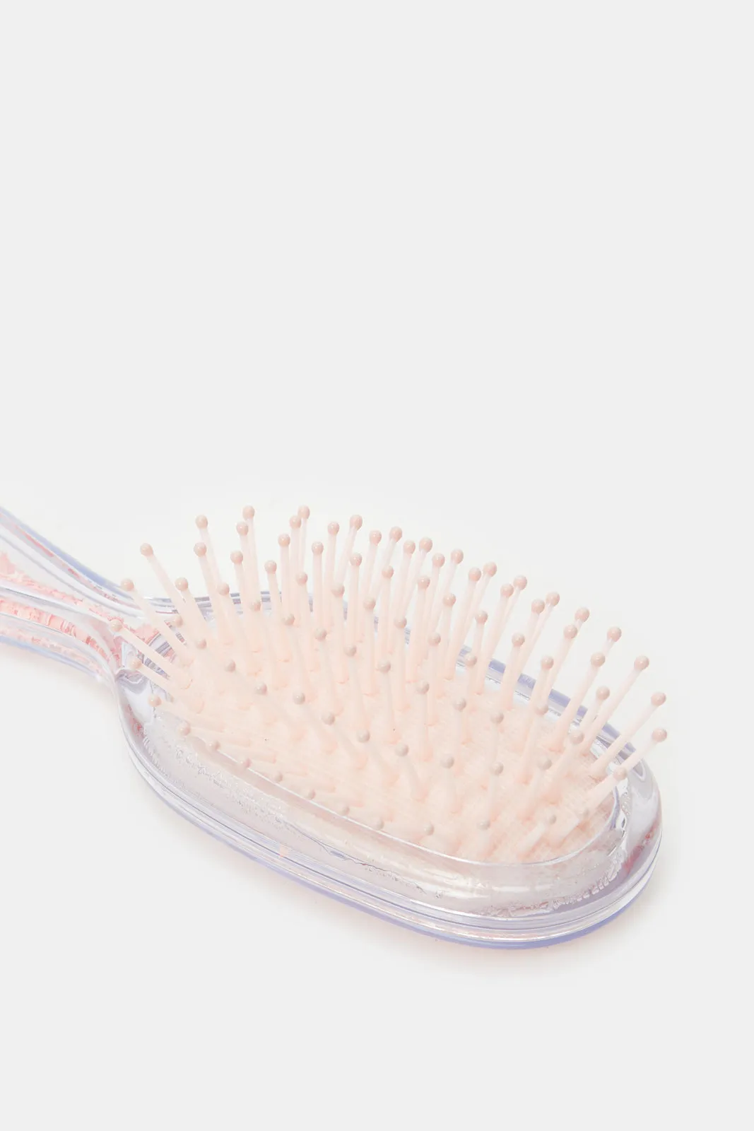 Women Pink Embellished Hair Brush