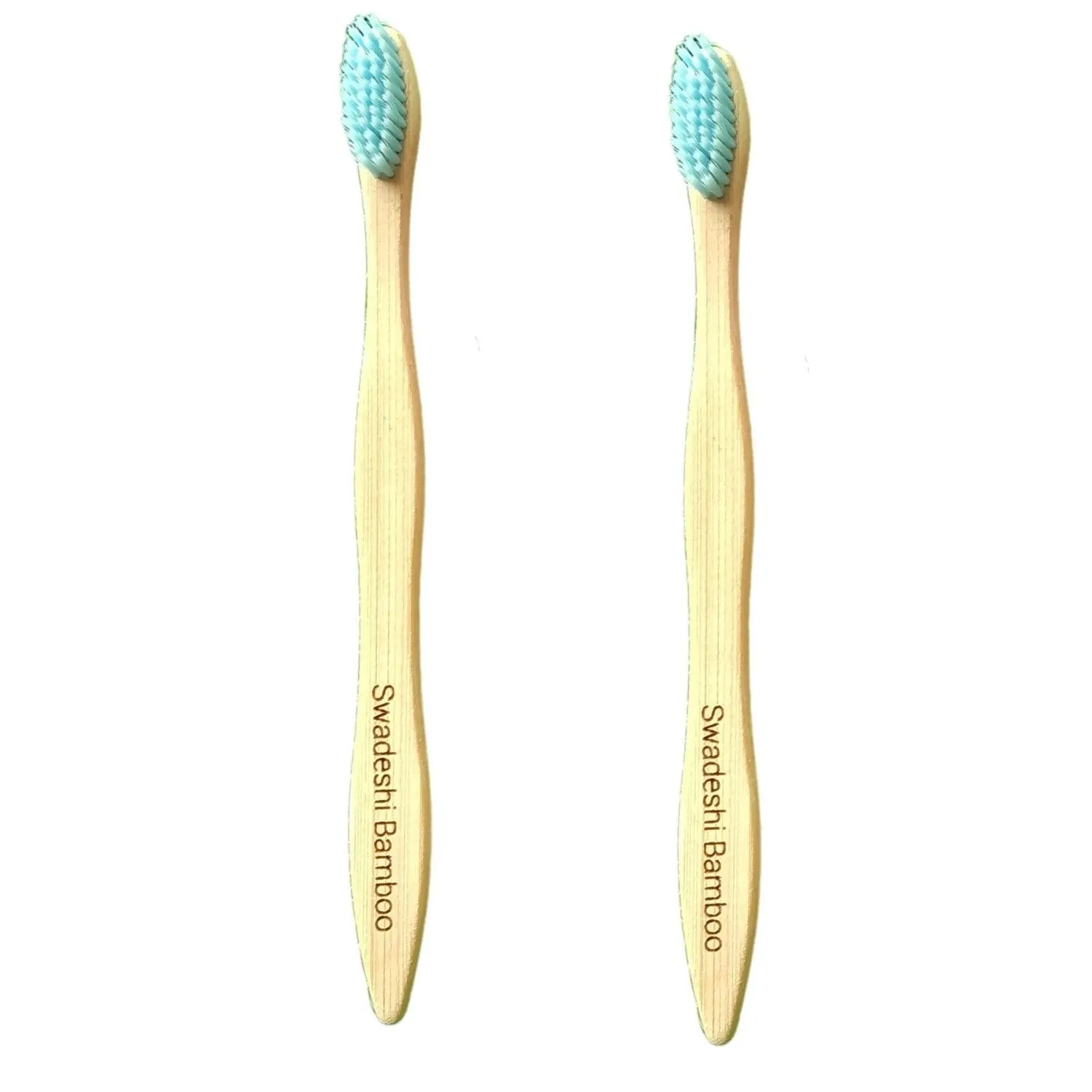 Wooden Bamboo Toothbrush | Pack of 2 | Ultra-Soft Bristles | BPA Free | Biodegradable and Compostable