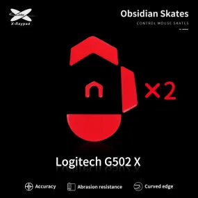 X-Raypad Obsidian Mouse Skates for Logitech G502X Wired