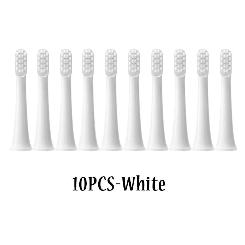 XIAOMI MIJIA T100 Toothbrush Heads - 10 Pack for Smokers & Coffee Drinkers