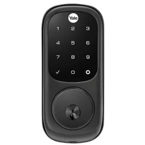 Yale Assure Keyed Electronic Digital Deadbolt Matt Black with Home Module