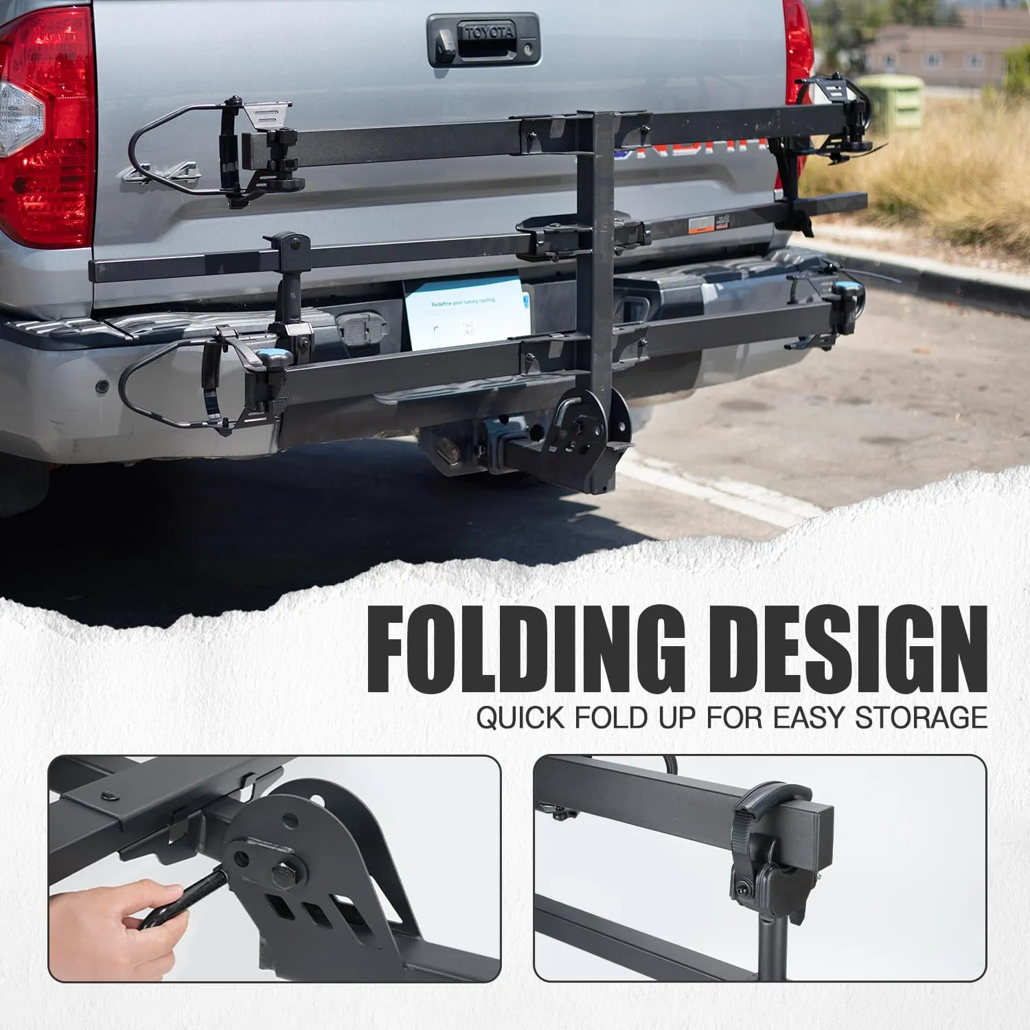 Young Electric 200 lbs Hitch - 2 Bike Rack