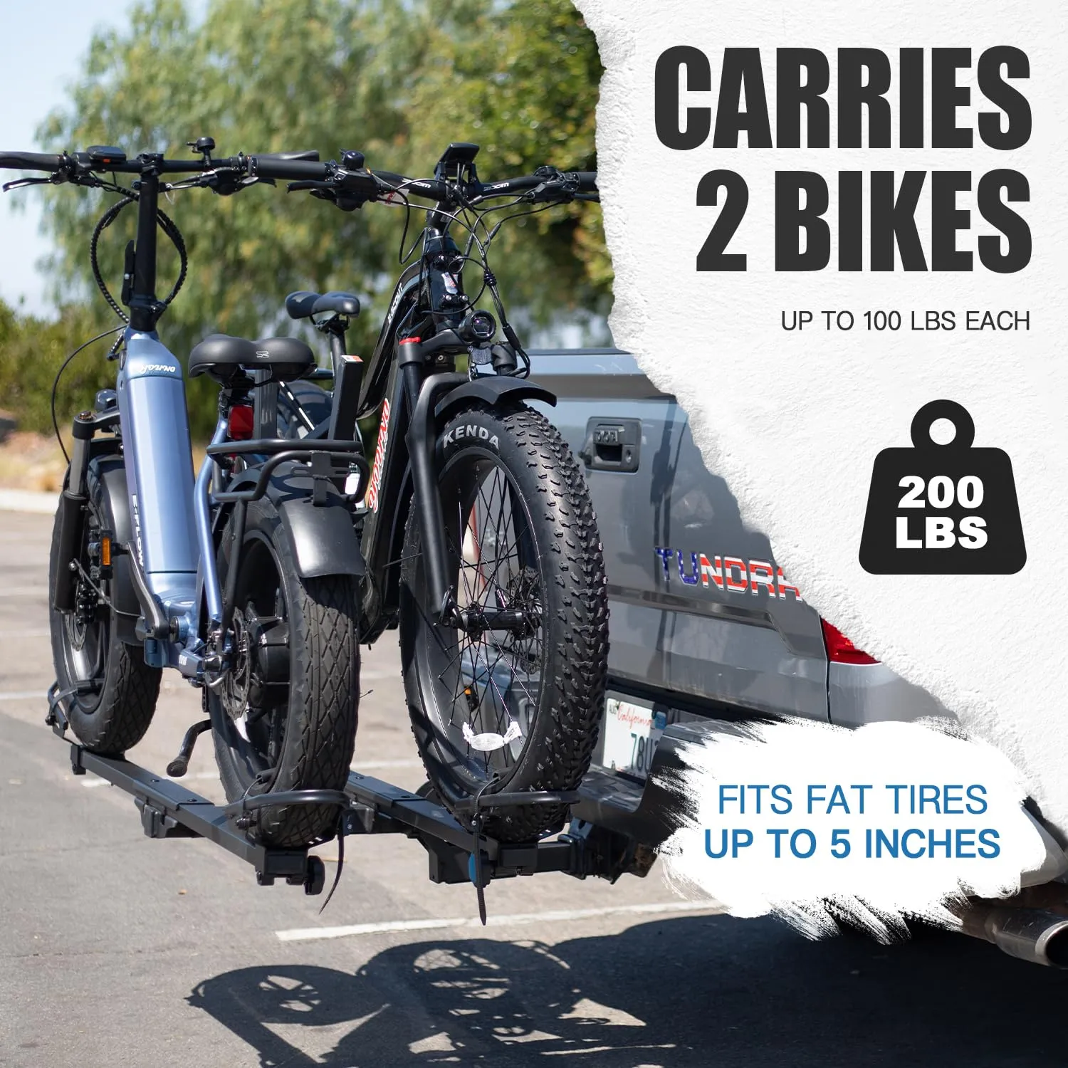 Young Electric 200 lbs Hitch - 2 Bike Rack