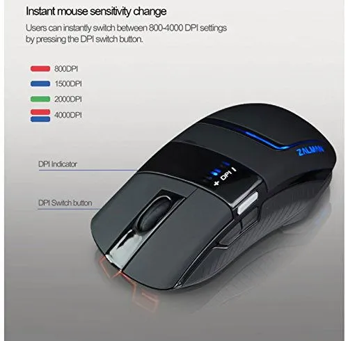 Zalman M501R Optical Gaming Wireless Mouse